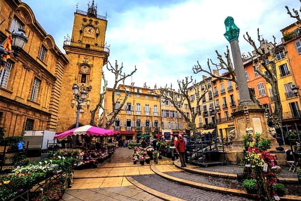 Les Quatre Loges N°1 Lägenhet Aix-en-Provence Exteriör bild